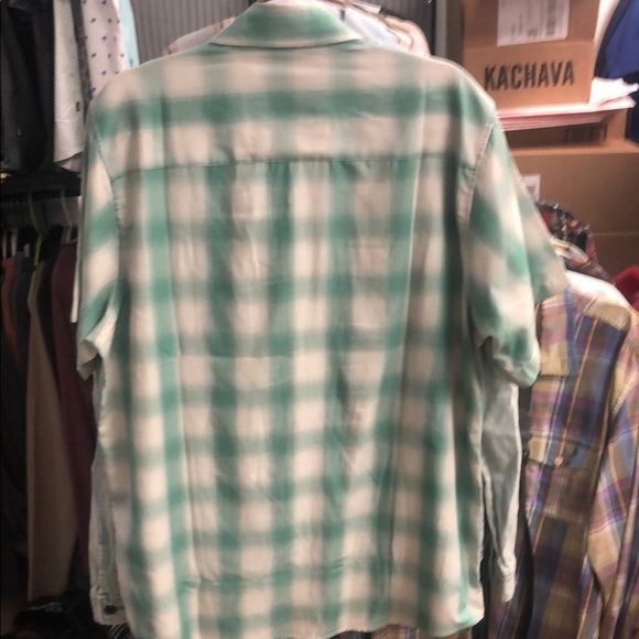 DIXXON “The Claddagh Green and White Casual Button Down Shirt - Picture 9 of 9